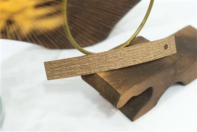 Black And Yellow Wood Grain PVC Edge Banding